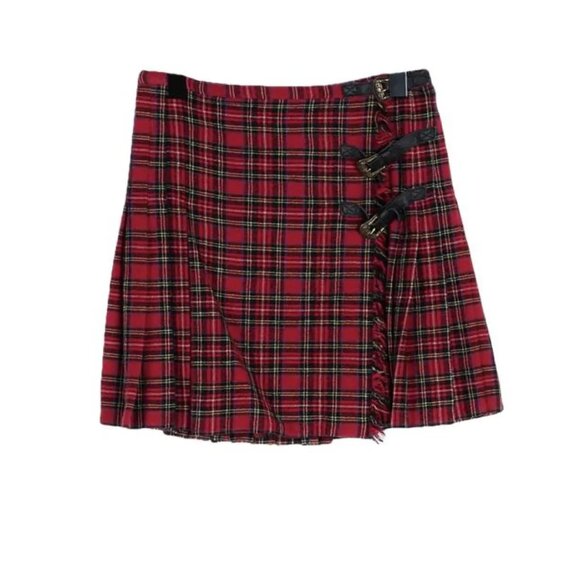 The Kooples Pleated Plaid Mini Skirt, Size - Picture 5 of 6
